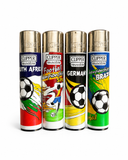 Set of 12 Clipper Lighters World Cup Football Soccer Collection Refillable Rare