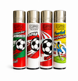 Set of 12 Clipper Lighters World Cup Football Soccer Collection Refillable Rare