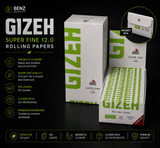 Gizeh Closed Box Of 20x100 Booklets Magnet Closer Rolling Papers Super Fine 12.0