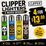 Clipper Lighters Mix Pack | 4 Random Designs