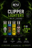 Clipper Lighters Mix Pack | 4 Random Designs