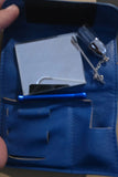 Leather Snuff Kit with Mirror & Bottle – Multiple Colors