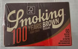 Brand New Smoking Brown Rolling Papers Pack Of 50 Booklets