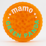 Mamo Green Panda Orange Grinder – Magnetic Lid | 50mm