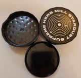 3 Layer hard plastic Herb Grinder stardust supreme herb mill - benz-market