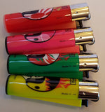 4 Clipper Lighters Skulls 11 Collection Full Series refillable lighters - benz-market