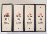 GIZEH slim filters 8mm lot of 4x100  CHARCOAL ACTIVE SYSTEM - benz-market