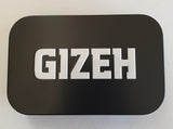 Gizeh Tin Stash Box With 3x50 Gizeh Rolling Papers And Filter Tips