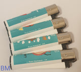 Brand New 4 Clipper Lighters Rosh Hashanah Collection Full Series Refillable