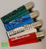 Brand New 4 Clipper Lighters Gamer World 2 Collection Full Set Refillable