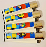 Brand New 4 Clipper Lighters Sunglasses collection full series refillable lighters