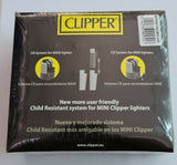 Brand New 30 Metal Mini Clipper Lighters Gold Collection Full Set Refillable