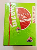 Brand New Gizeh Extra Slim Rolling Papers 50x66 Booklets Super Fine Cut Corners - benz-market