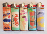 Bic Lighters Lot Of 5 Collection Original - Bic