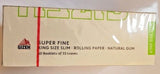 Brand New Gizeh Slim King Size Rolling Papers 50x33 Booklets 12.0 g/m Super Fine - benz-market