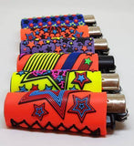 6 Clipper Lighters With Hand Sewn Cover - Clipper