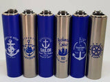 6 Mini Metal Clipper Lighters - Clipper Lighters