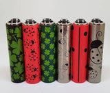 6 Mini Metal Clipper Lighters - Clipper Lighters