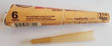 Lot Of 3 Packs Raw Cones 6Pack Natural Unrefuned Papers 1.1/4 - Pre Rolled Cones