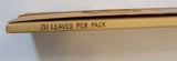 Raw 12 Inch Natural Rolling Papers 20 Leaves Super Size Papers - Rolling Papers